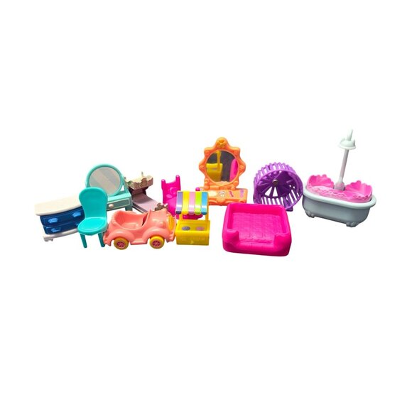 Small Sized Doll House Furniture Lot Bundle - Picture 7 of 9